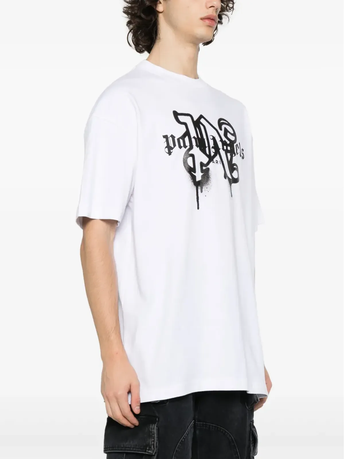 Palm Angels パリモノグラムプリント Tシャツ - ホワイト - 画像3