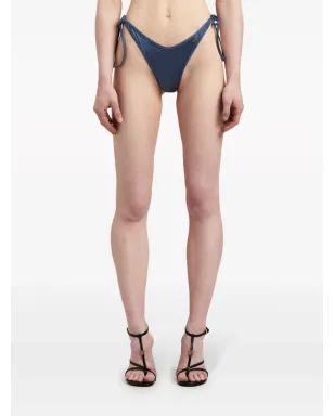 Palm Angels メタリックビキニボトムス ブルー - サムネイル3