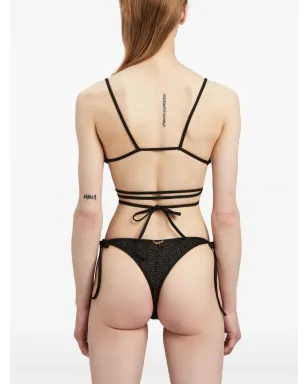 Palm Angels ラメ入りクリスクロスビキニトップ - サムネイル5