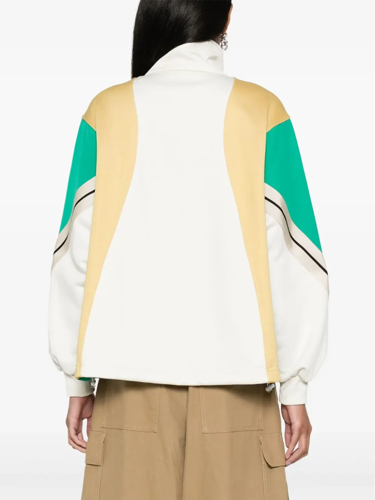 Palm Angels カラーブロック トラックジャケット - ホワイト - 画像4