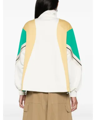 Palm Angels カラーブロック トラックジャケット - ホワイト - サムネイル4