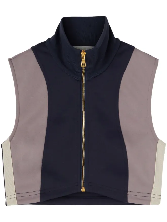 Palm Angels Palm Angels PAモノグラム クロップド トラックベストトップの商品画像