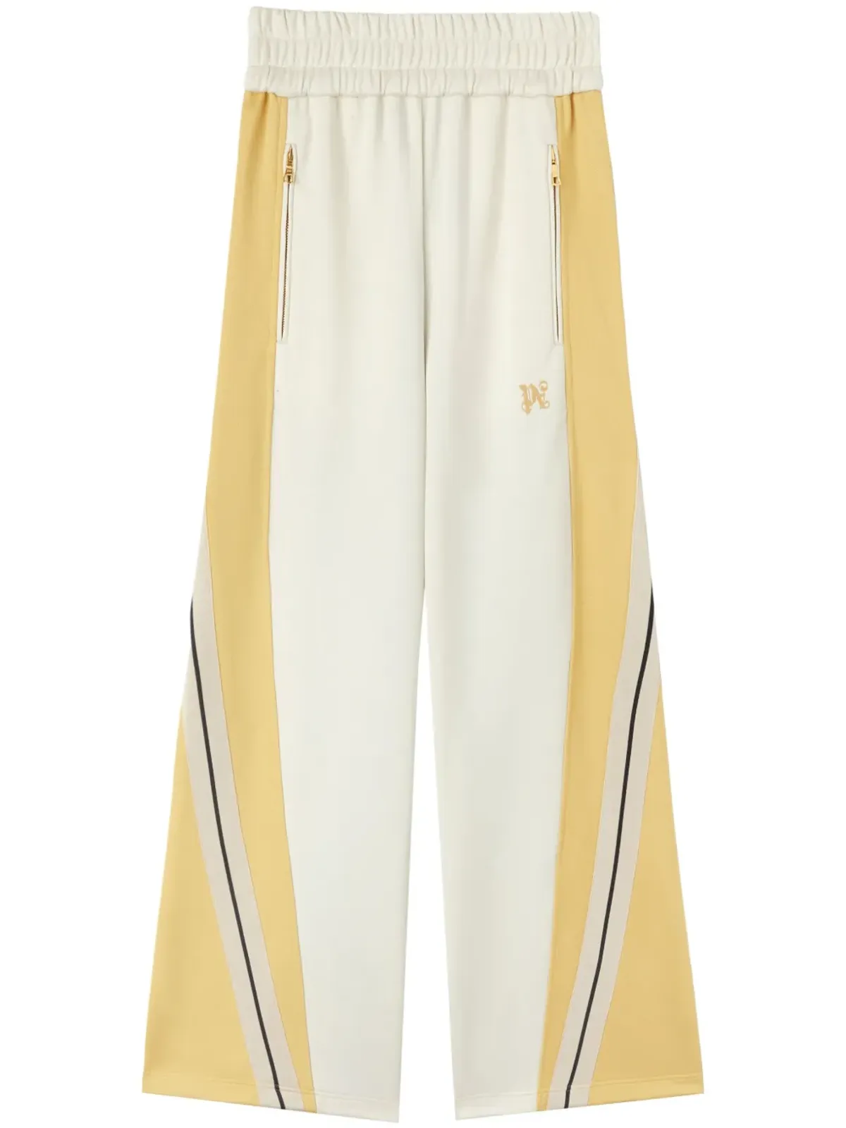 Palm Angels カラー・ブロック トラックパンツ - ホワイト - 画像1