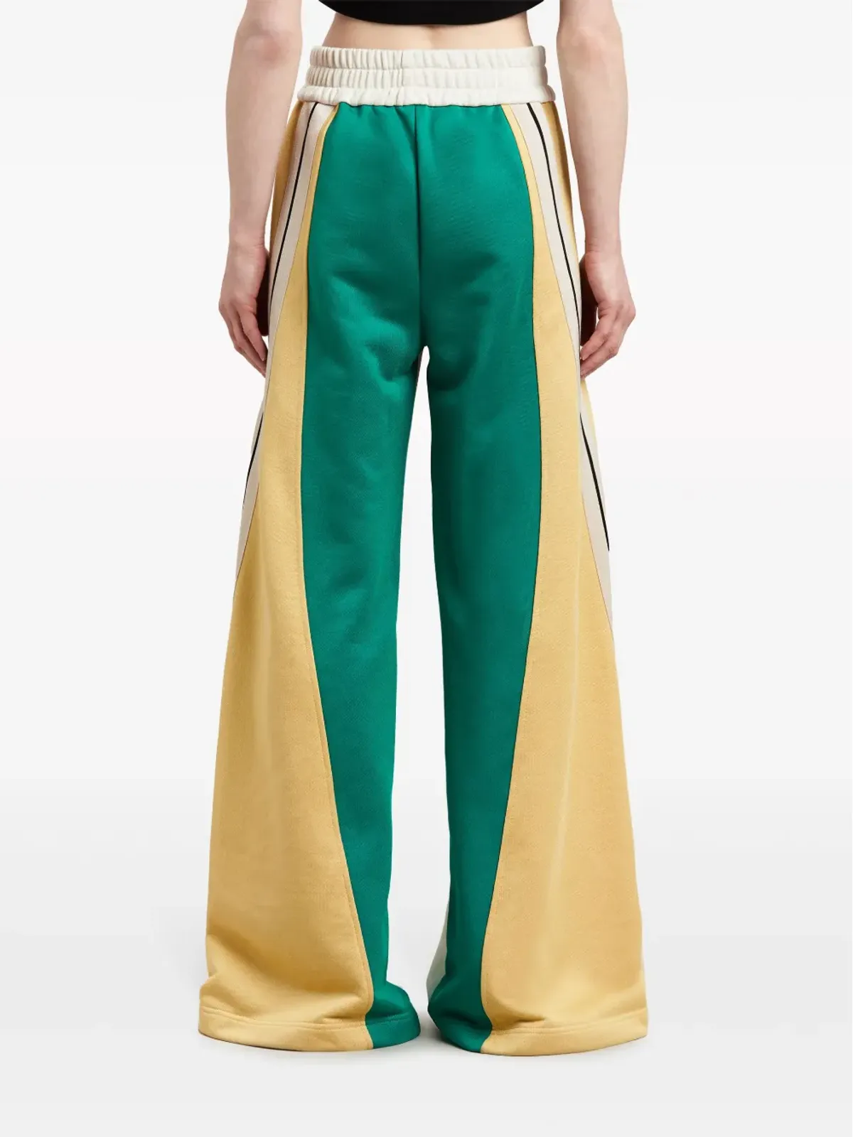 Palm Angels カラー・ブロック トラックパンツ - ホワイト - 画像5