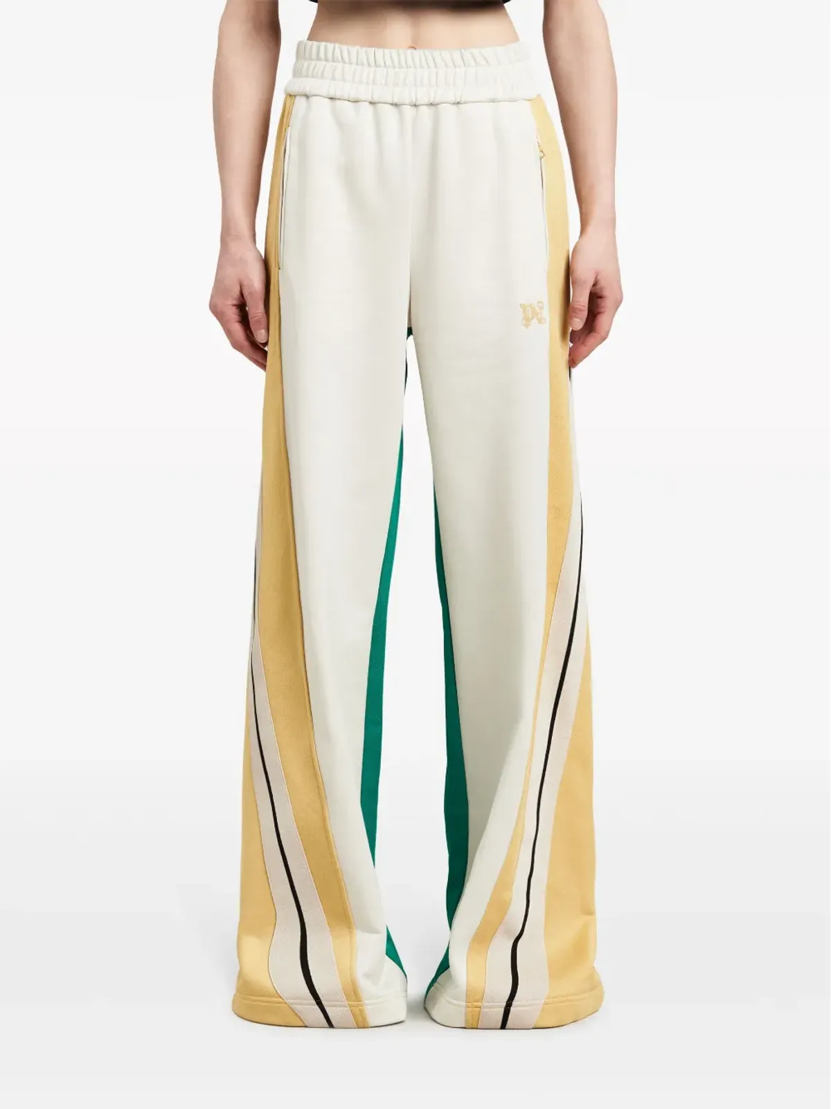Palm Angels カラー・ブロック トラックパンツ - ホワイト - 画像3