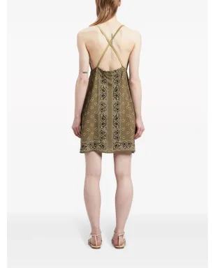 Palm Angels ペイズリープリント スリップドレス - サムネイル5