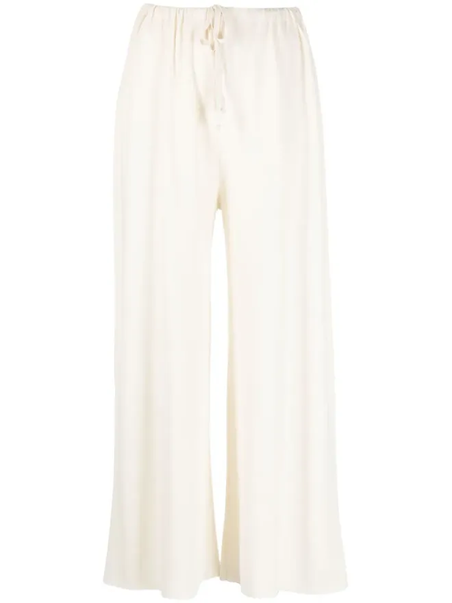 The Row The Row drawstring-waist wide-leg trousers - Neutralsの商品画像