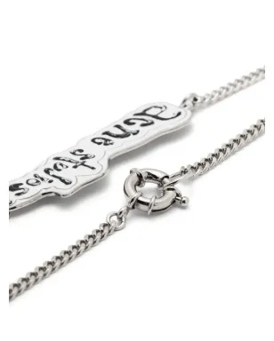 Acne Studios ロゴペンダントチェーンリンクネックレス - サムネイル3