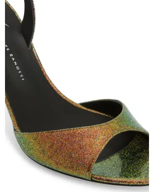 Giuseppe Zanotti リリベス70mmスリングバックサンダル - グリーン - サムネイル4