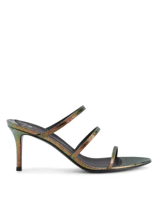 Giuseppe Zanotti アリムハ レザーサンダル グリーン - サムネイル1