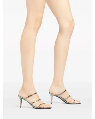 Giuseppe Zanotti アリムハ レザーサンダル グリーン - サムネイル5