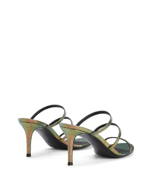Giuseppe Zanotti アリムハ レザーサンダル グリーン - サムネイル3