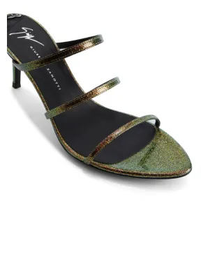 Giuseppe Zanotti アリムハ レザーサンダル グリーン - サムネイル4