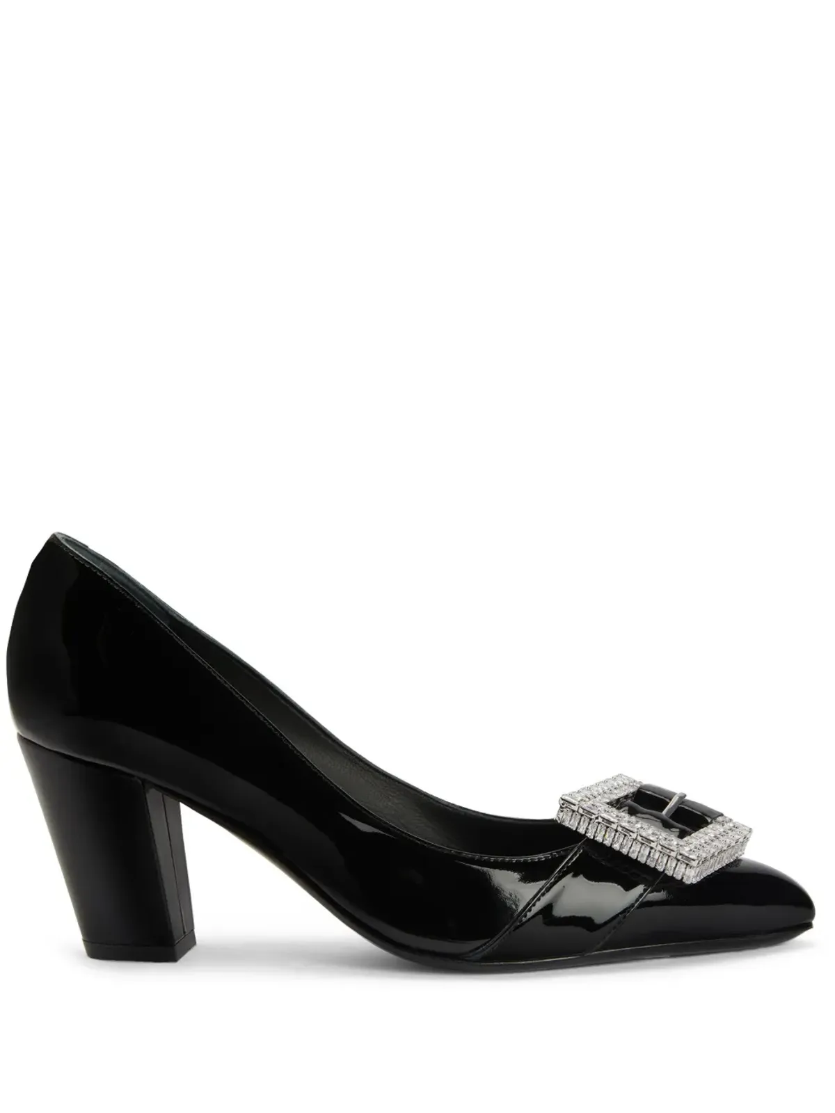Giuseppe Zanotti 70mm Miss Buckle パンプス - ブラック - 画像1