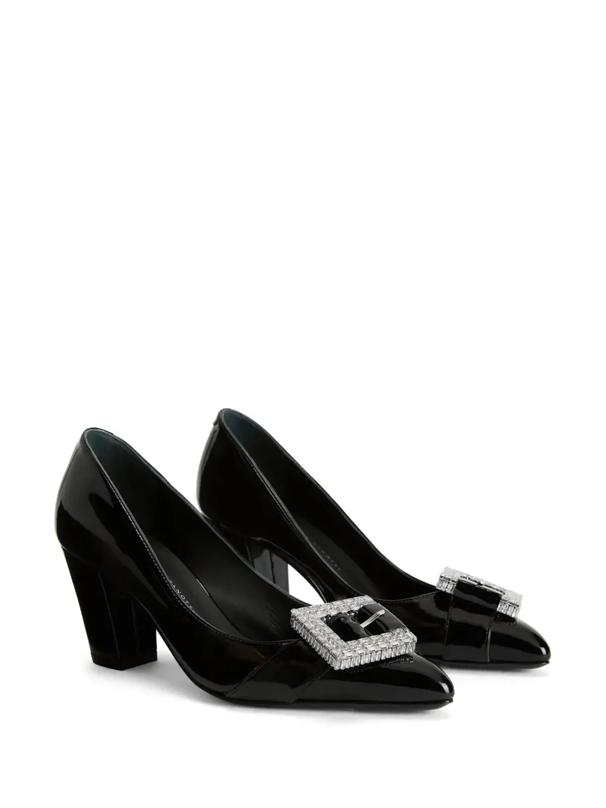 Giuseppe Zanotti 70mm Miss Buckle パンプス - ブラック - 画像2