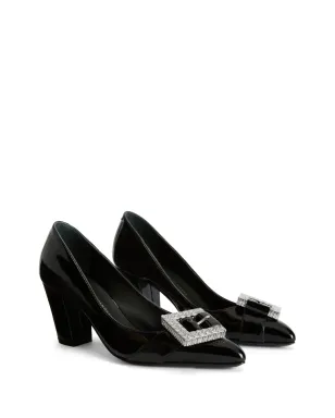 Giuseppe Zanotti 70mm Miss Buckle パンプス - ブラック - サムネイル2