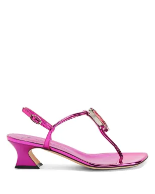 Giuseppe Zanotti Anthonia レザーサンダル ピンク - サムネイル1