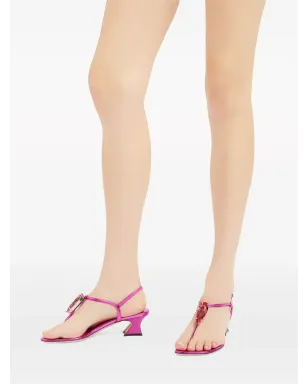 Giuseppe Zanotti Anthonia レザーサンダル ピンク - サムネイル5