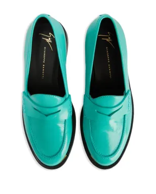 Giuseppe Zanotti ファリダ パテントレザー ローファー - グリーン - サムネイル4