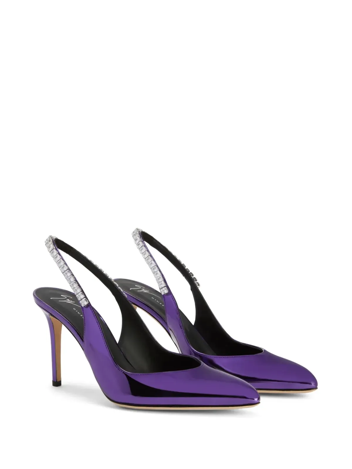 Giuseppe Zanotti Rachyl 90mm パテントレザー パンプス - 画像2