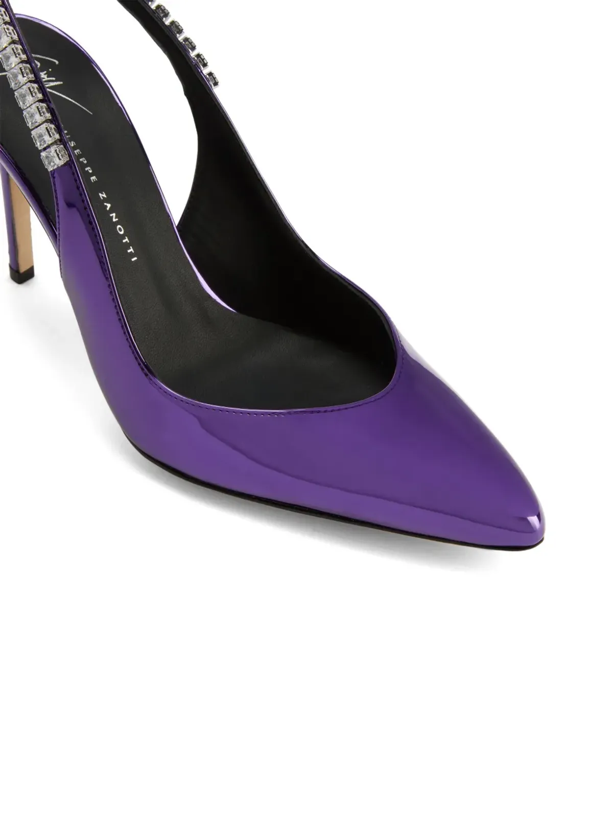 Giuseppe Zanotti Rachyl 90mm パテントレザー パンプス - 画像4