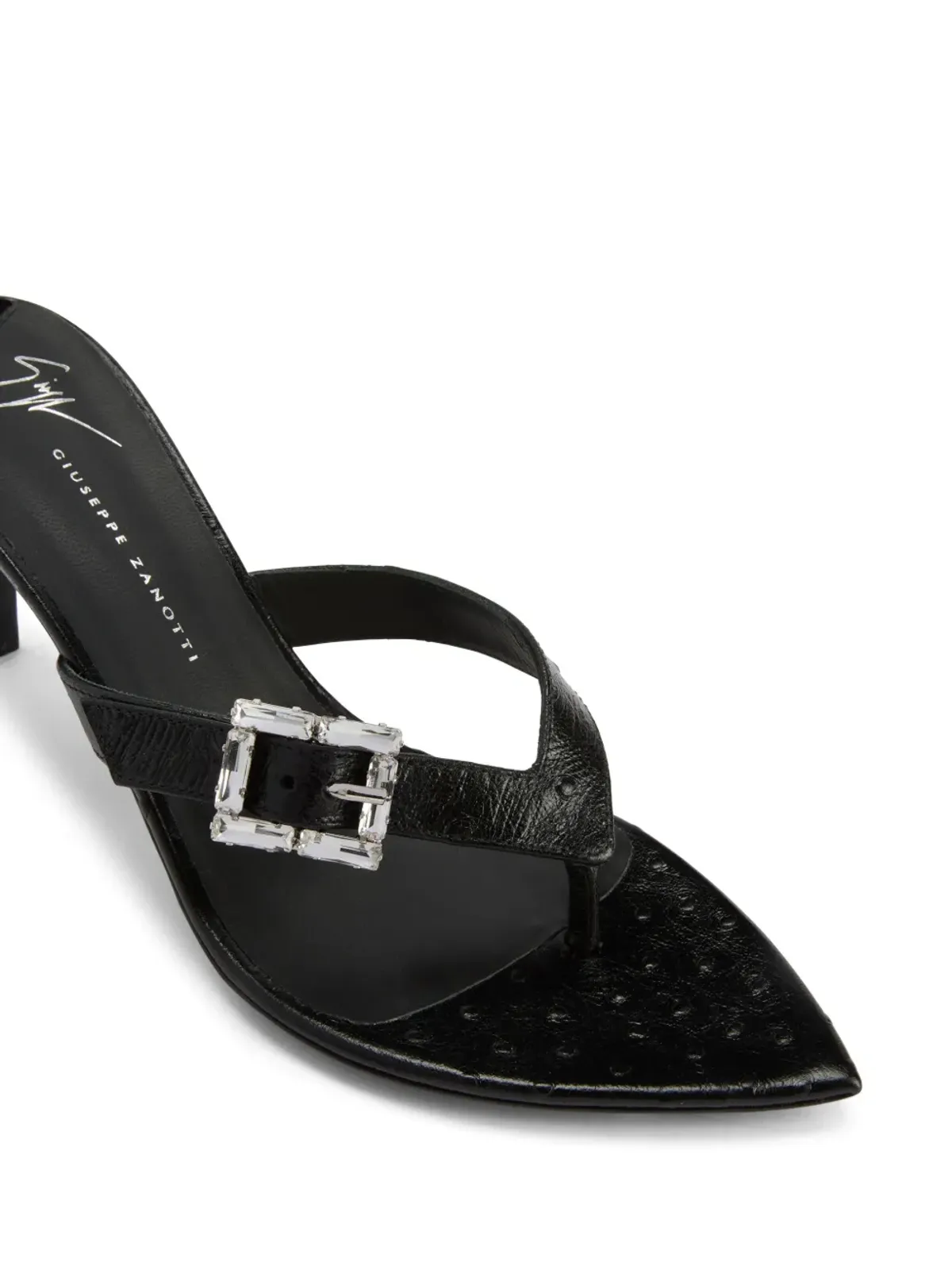 Giuseppe Zanotti Naomee 70mm レザー サンダル - 画像4