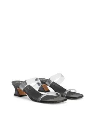 Giuseppe Zanotti Aude Plexi 45mm オープントゥミュール ブラック - サムネイル2