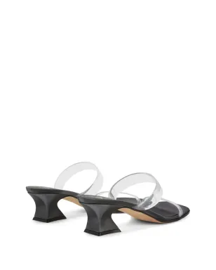 Giuseppe Zanotti Aude Plexi 45mm オープントゥミュール ブラック - サムネイル3