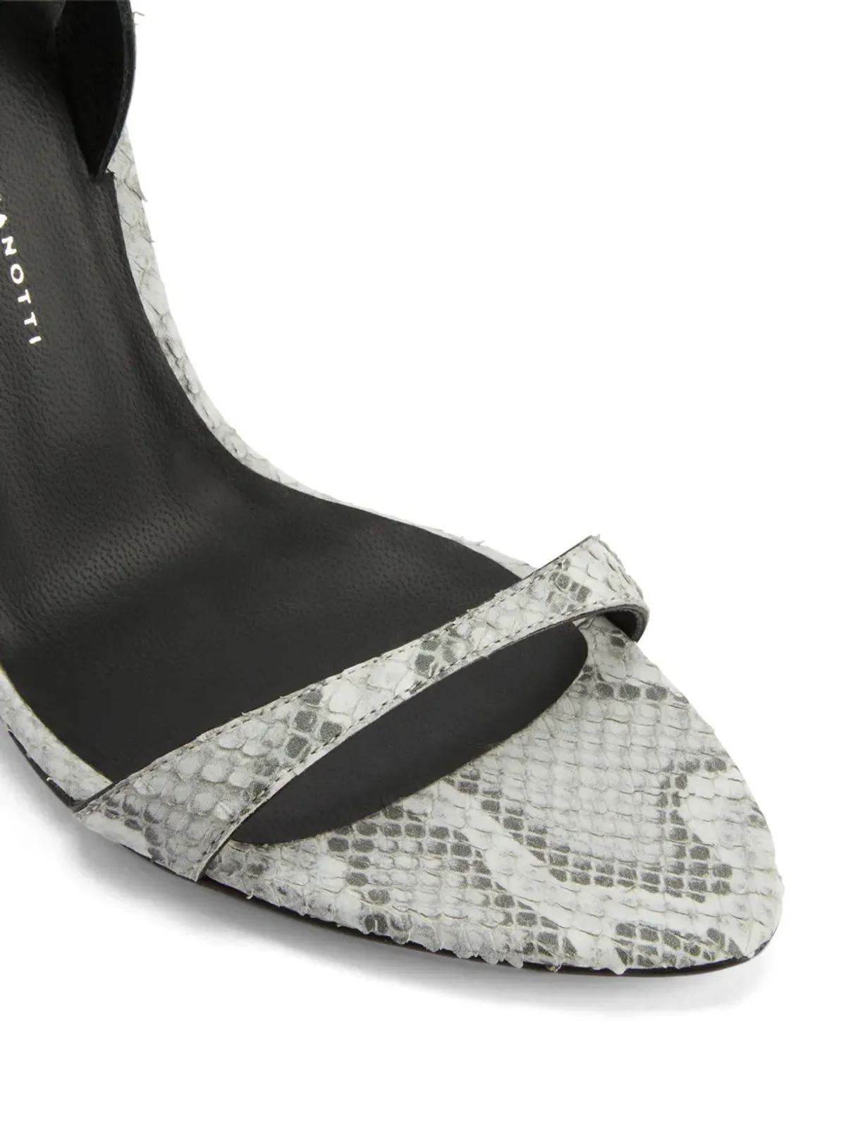 Giuseppe Zanotti 105mm Ginnyfer ウェッジサンダル - グレー - 画像4