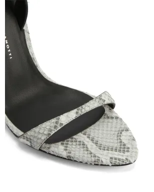 Giuseppe Zanotti 105mm Ginnyfer ウェッジサンダル - グレー - サムネイル4