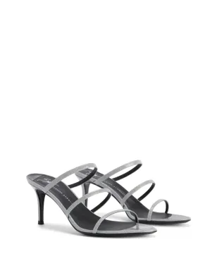 Giuseppe Zanotti Alimha 70mmストラップサンダル - シルバー - サムネイル2