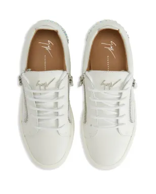 Giuseppe Zanotti Gail レザー スニーカー - ホワイト - サムネイル4