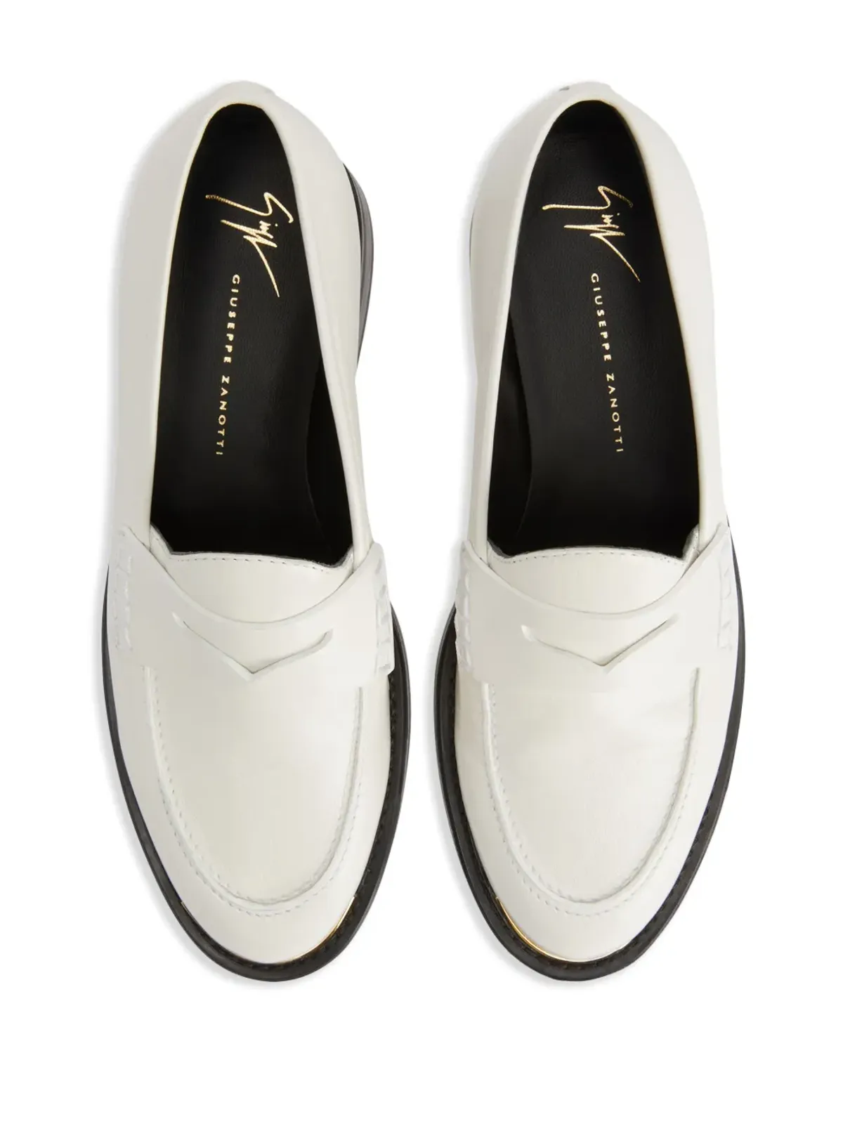 Giuseppe Zanotti Faridha レザー ローファー - 画像4