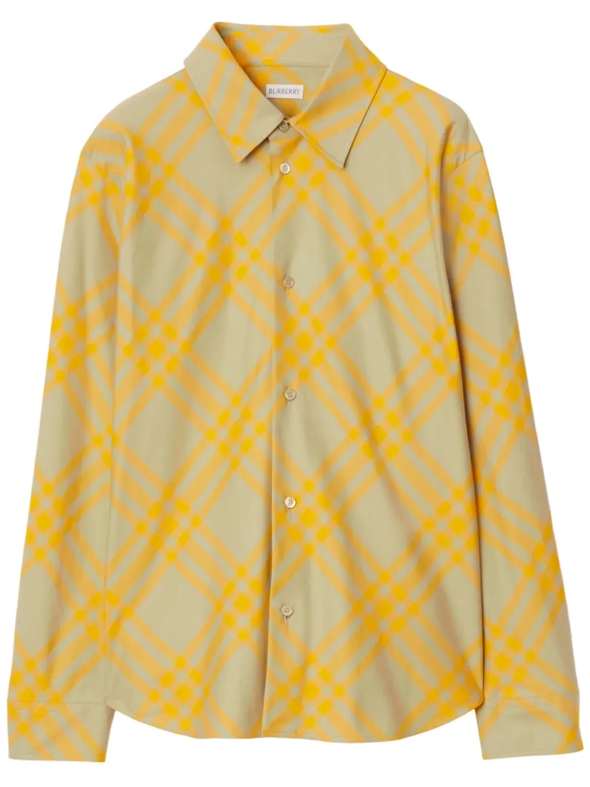 Burberry チェック柄フランネルシャツ - ニュートラルカラー - 画像1