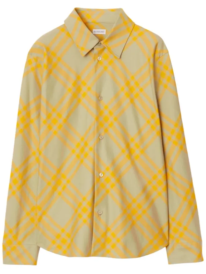 Burberry Burberry チェック柄フランネルシャツ - ニュートラルカラーの商品画像