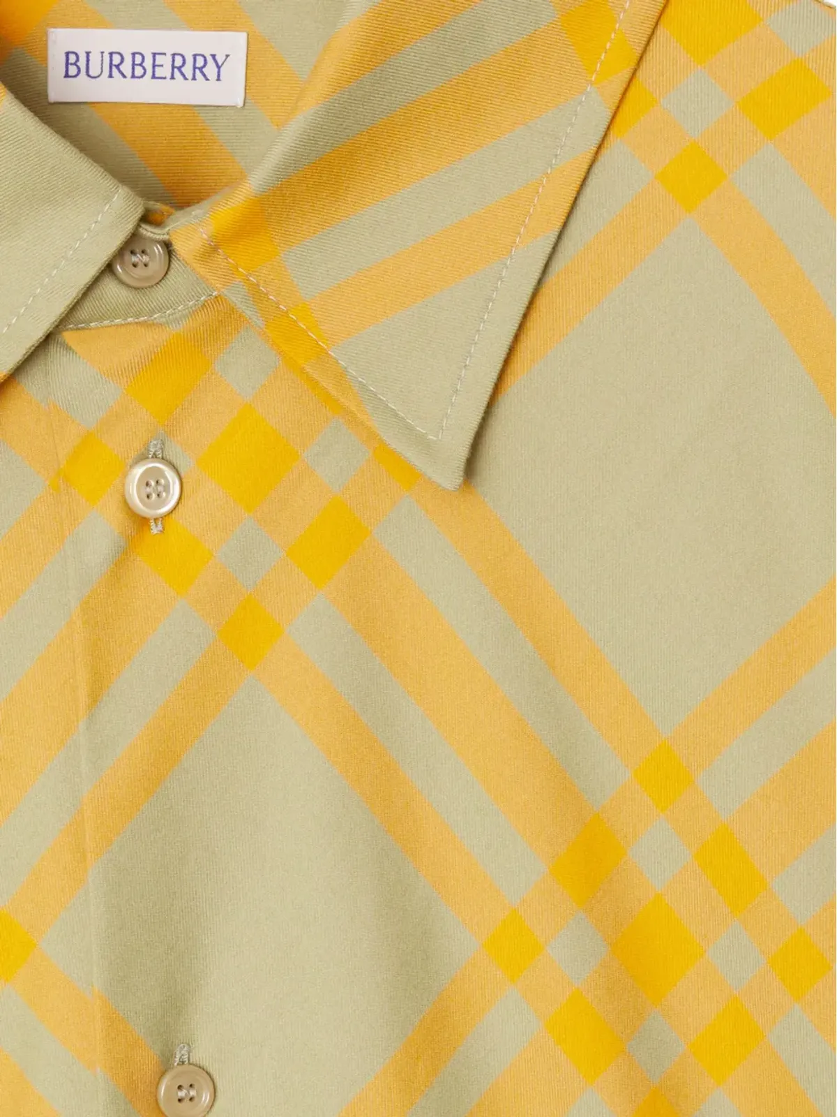 Burberry チェック柄フランネルシャツ - ニュートラルカラー - 画像3
