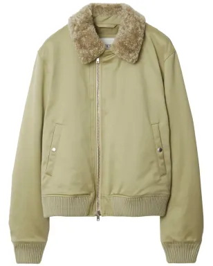 Burberry シアリングカラー ボンバー ジャケット - ニュートラルカラー - サムネイル1
