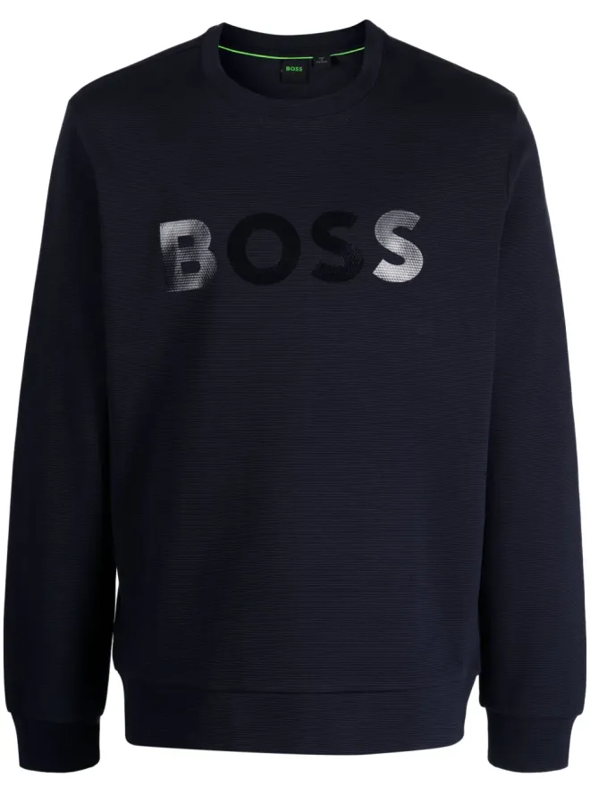 BOSS BOSS サルボー ミラー コットン スウェットシャツ - ブルーの商品画像