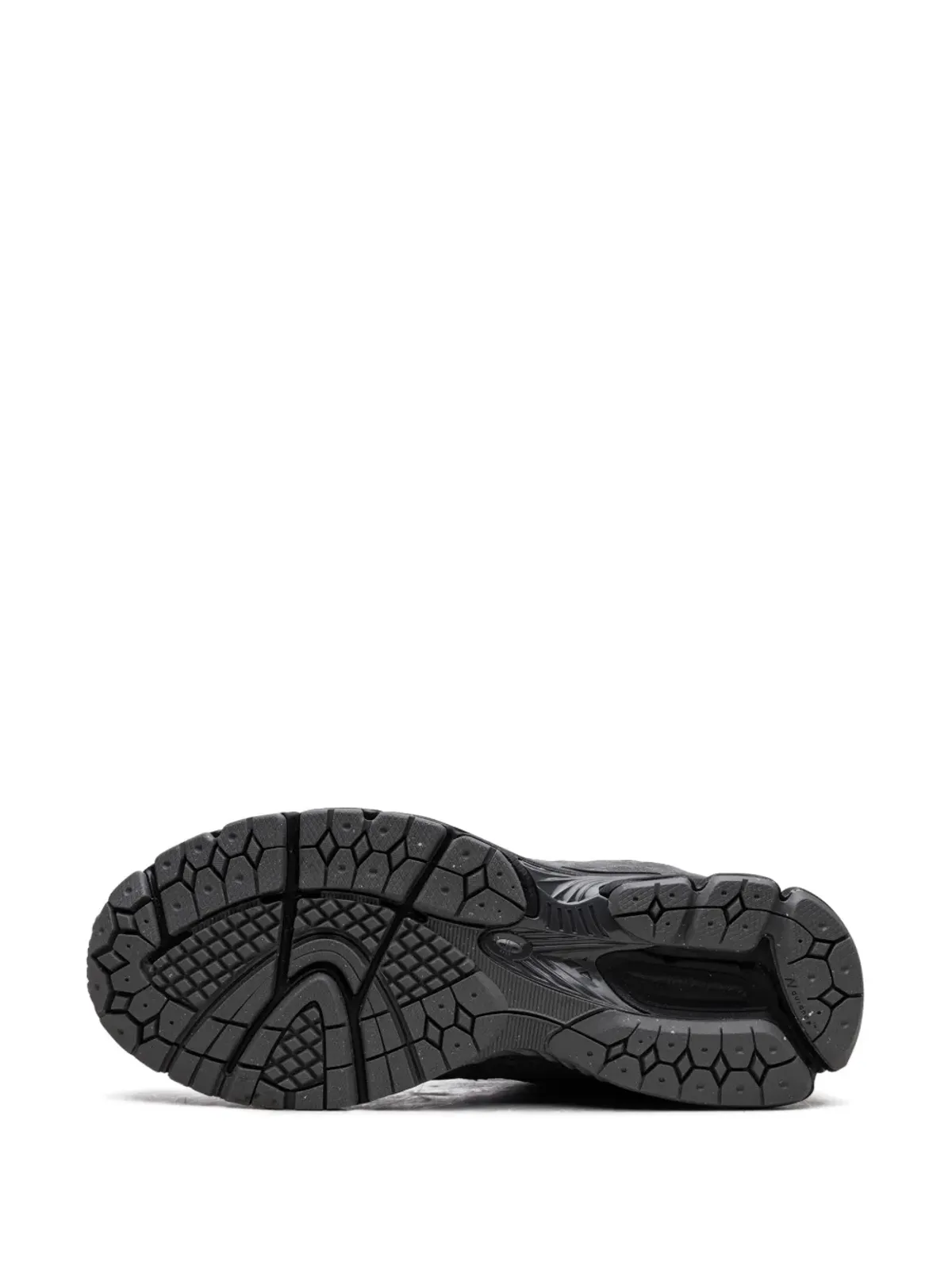 New Balance 2002R Castlerock / Black レザー スニーカー - グレー - 画像4