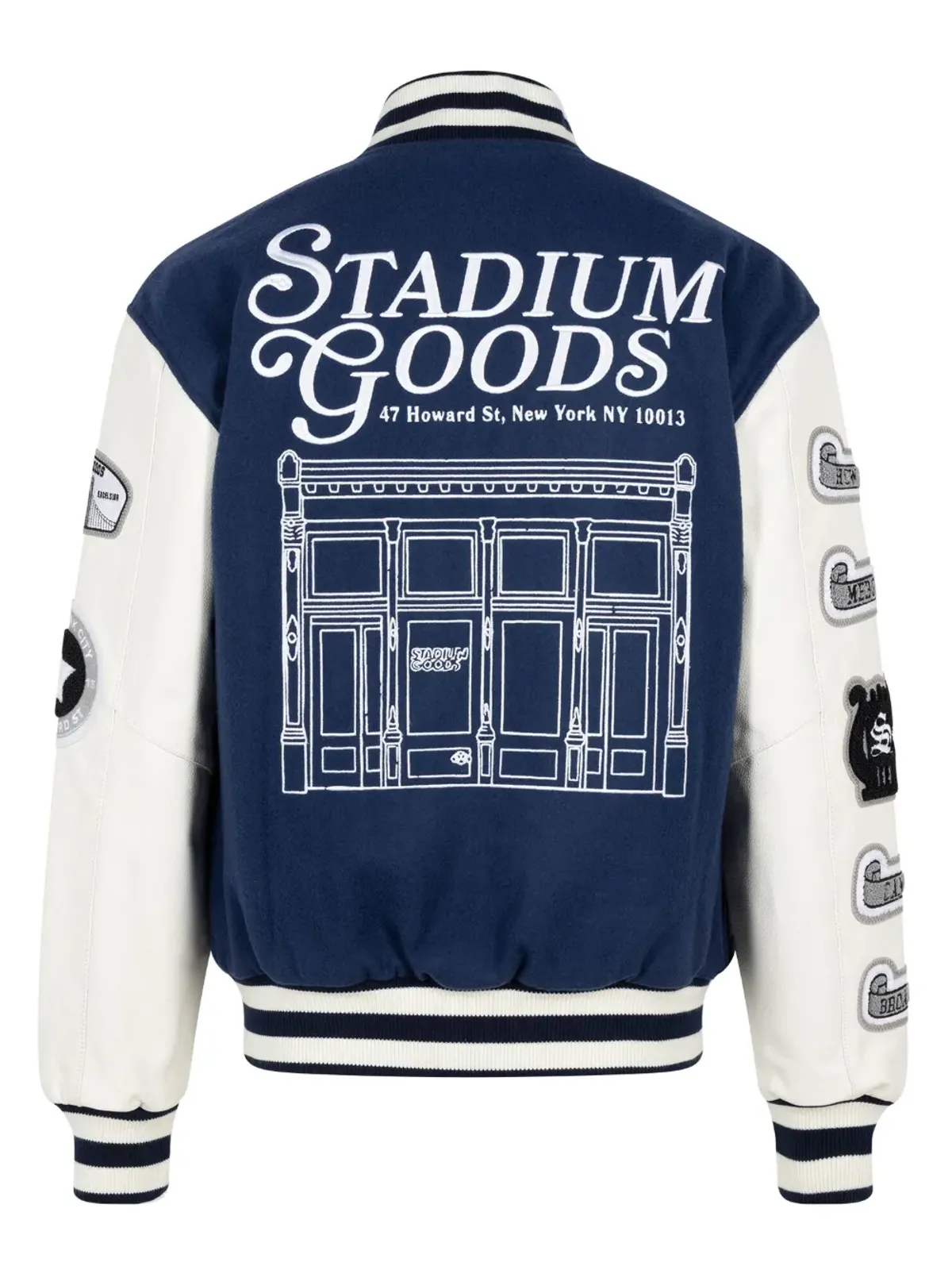 STADIUM GOODS® NYC ウール バーシティジャケット - ブルー - 画像2