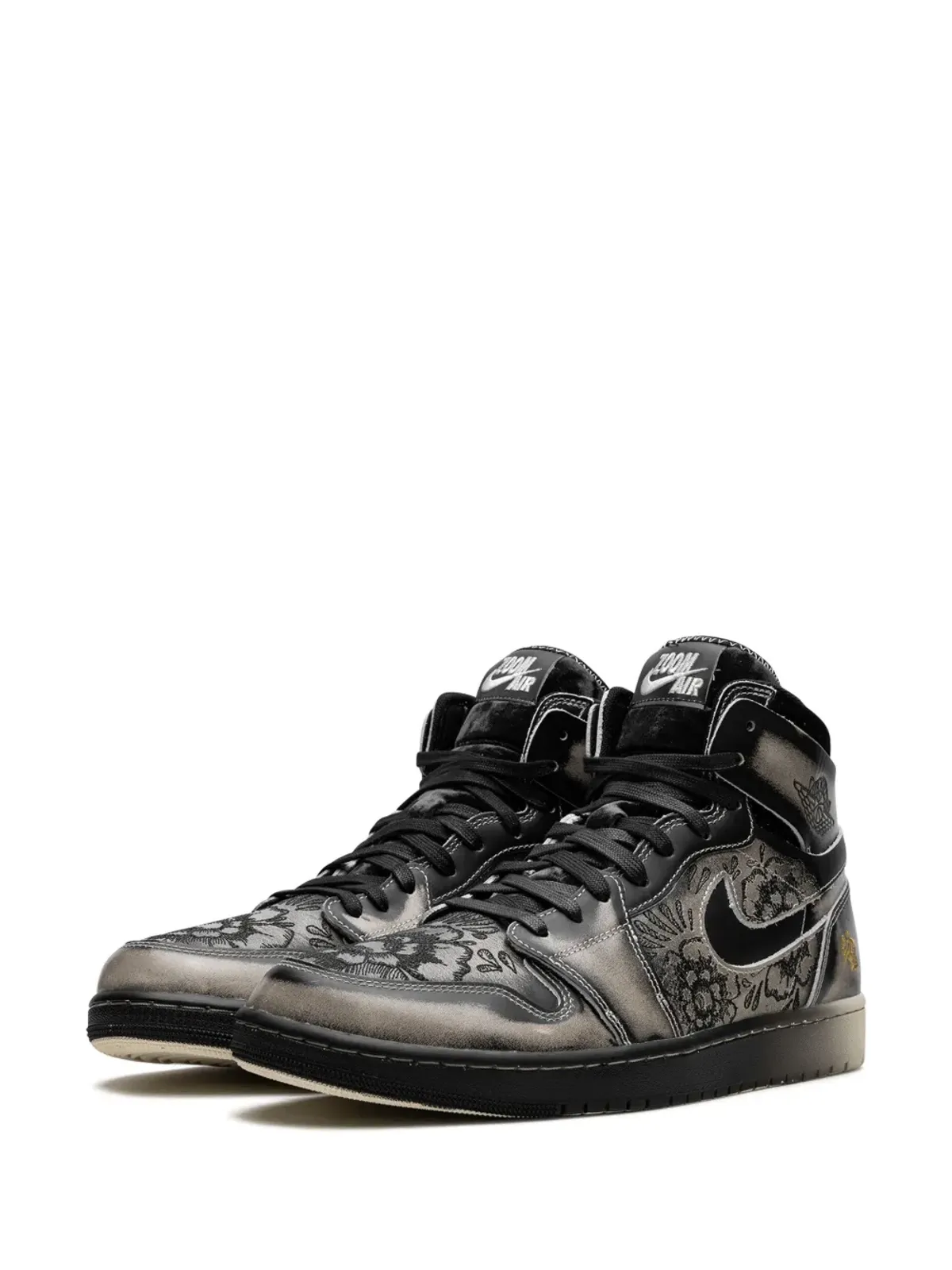 Jordan エア ジョーダン 1 ズーム CMFT 2「Dia De Los Muertos」スニーカー - ブラック - 画像5
