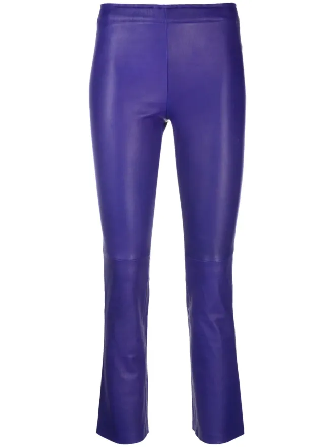Stouls Stouls クロップドレザーパンツの商品画像