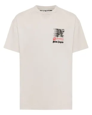 Palm Angels x Haas Racing Club コットン Tシャツ - グレー - サムネイル1