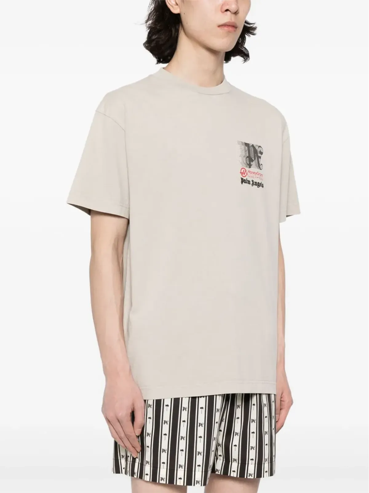 Palm Angels x Haas Racing Club コットン Tシャツ - グレー - 画像3