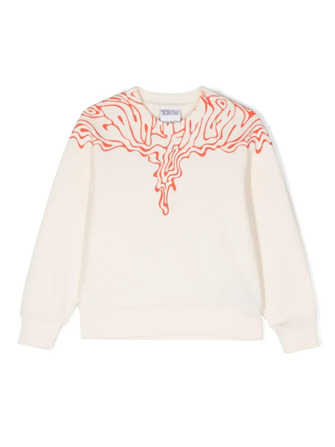 COUNTY OF MILAN KIDS COUNTY OF MILAN KIDS グラフィックプリント コットン スウェットシャツの商品画像