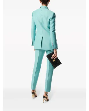 TOM FORD プリーツディテールのシルクシャツ - ブルー - サムネイル3