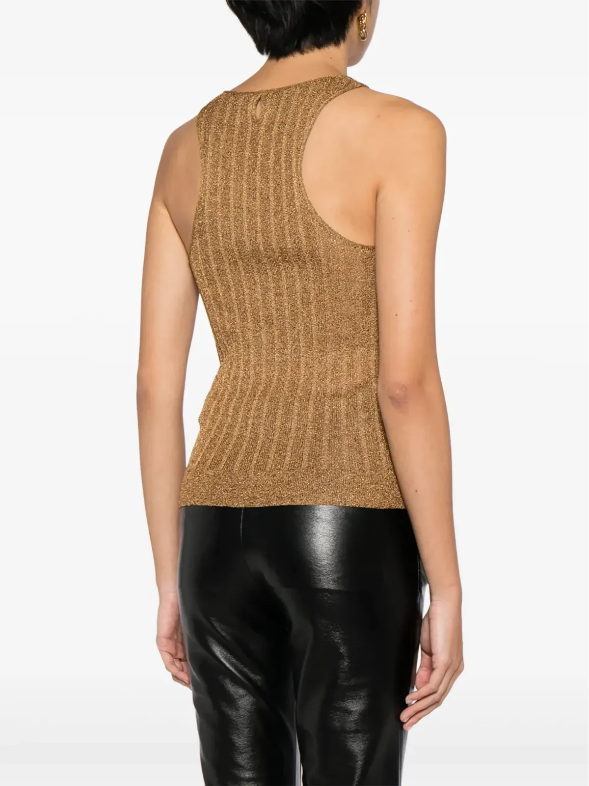 TOM FORD メタリック ノースリーブトップス - 画像4