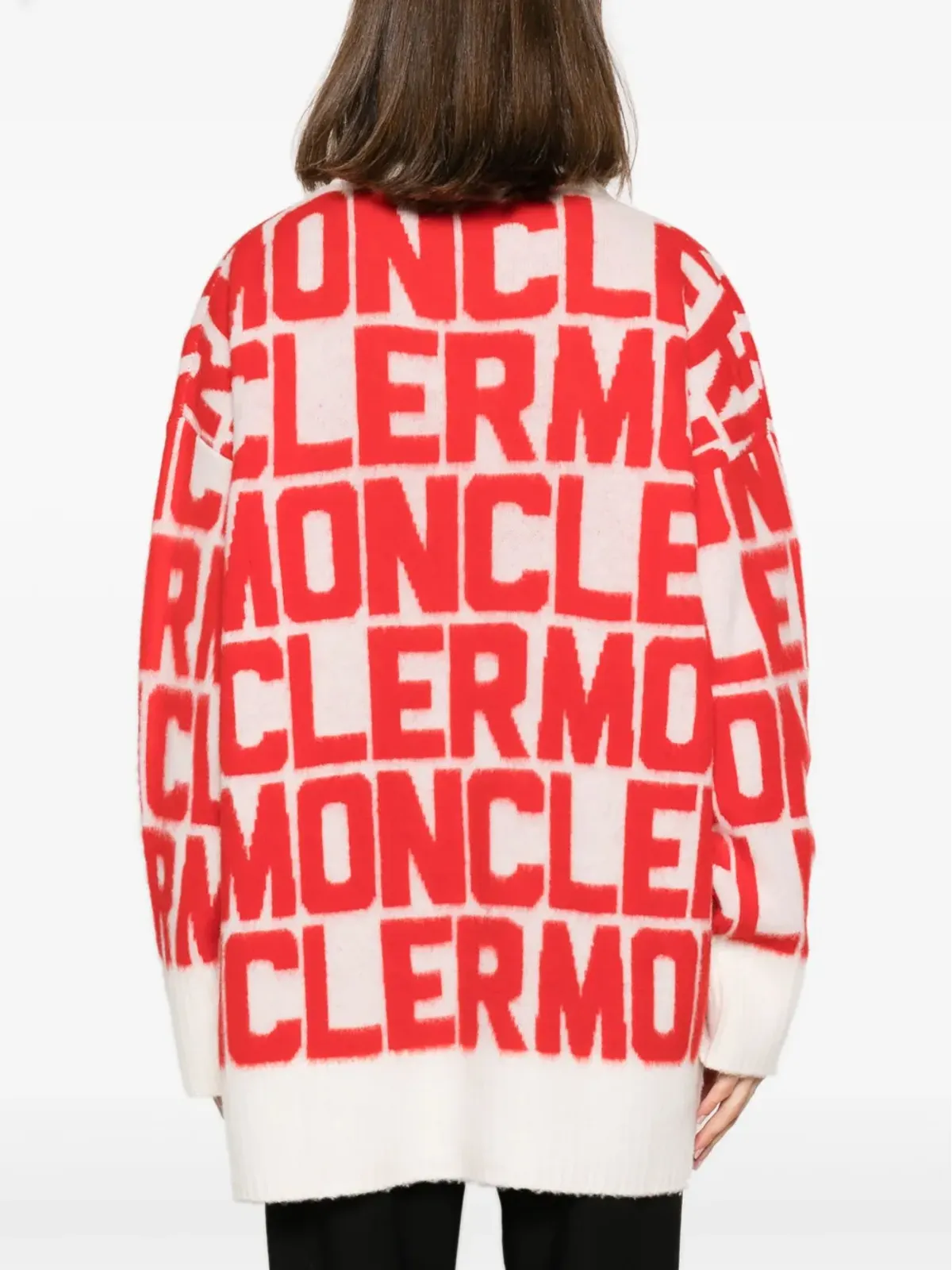 Moncler ロゴジャカード ウールセーター - 画像4