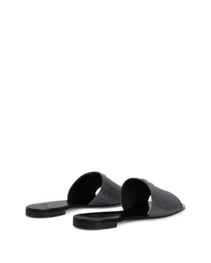 Giuseppe Zanotti Shirley レザーサンダル - グレー - サムネイル3