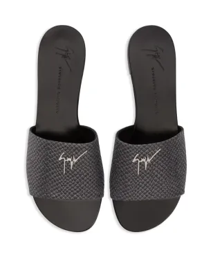 Giuseppe Zanotti Shirley レザーサンダル - グレー - サムネイル4